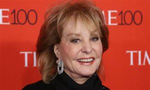 How many times was Barbara Walters married?